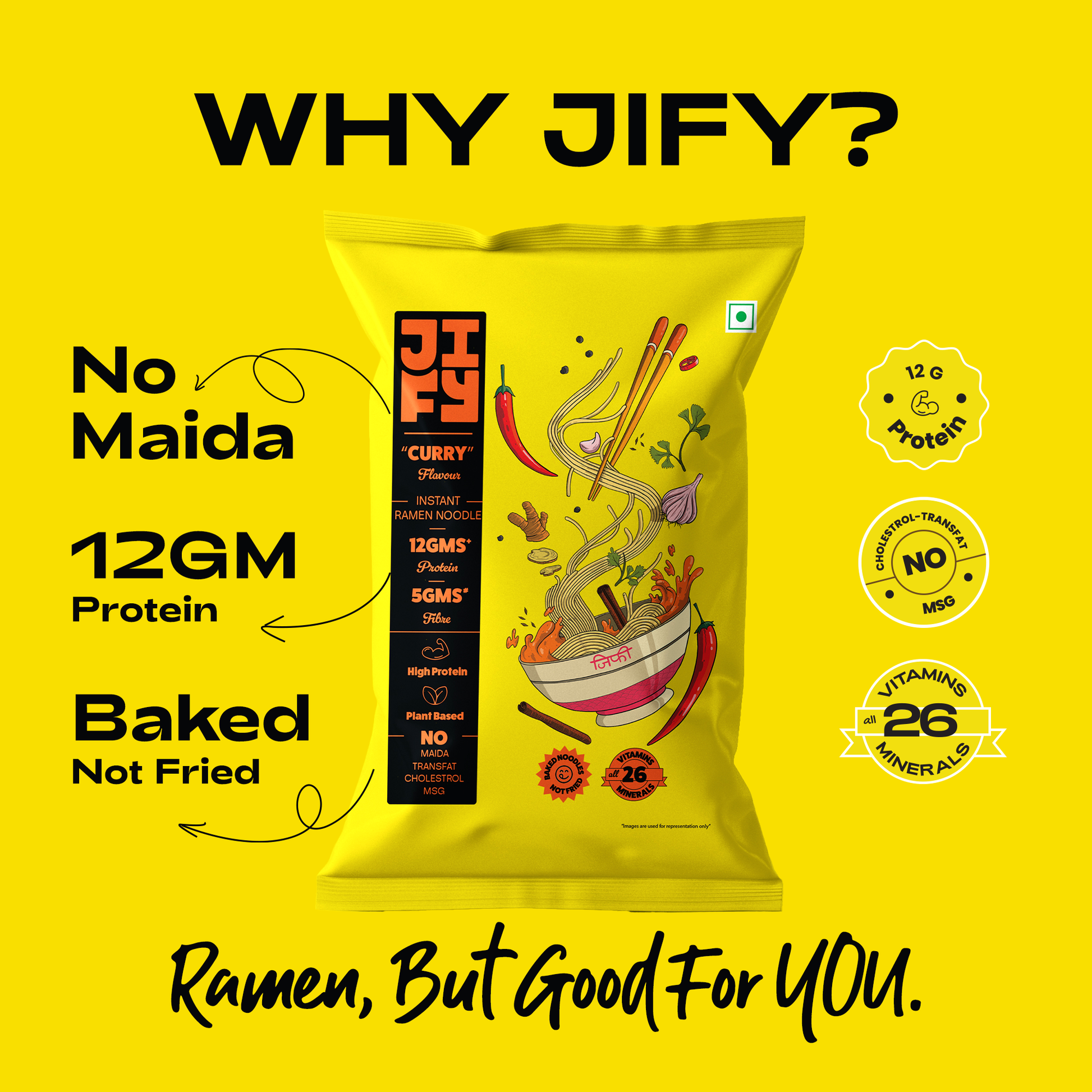 Jify Food Curry Ramen Flavour